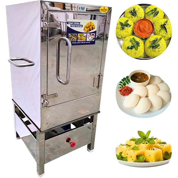 Live Steam Dhokla Machine