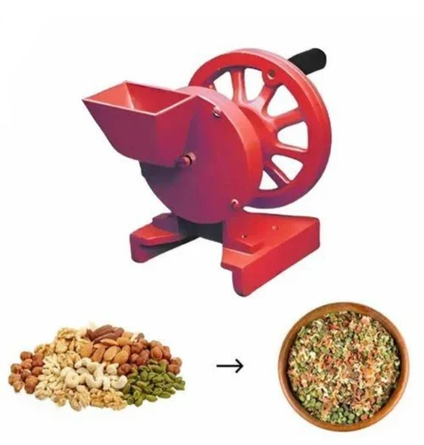 Hand Operated Dry Fruit Chips Machine